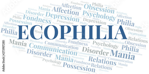 Ecophilia word cloud. Type of Philia.