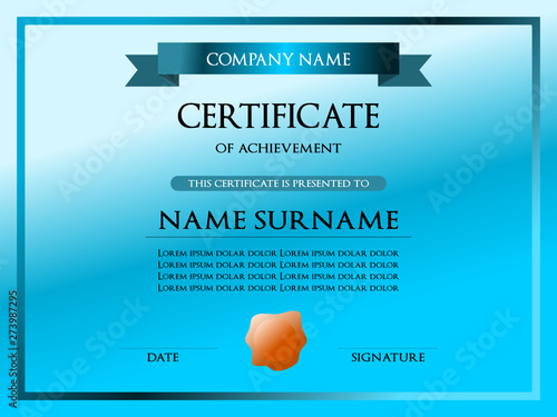 Premium Certificate template awards background. vector modern value design and layout luxurious