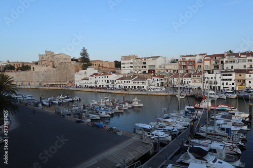 Fototapeta Naklejka Na Ścianę i Meble -  View of Ciutadella port