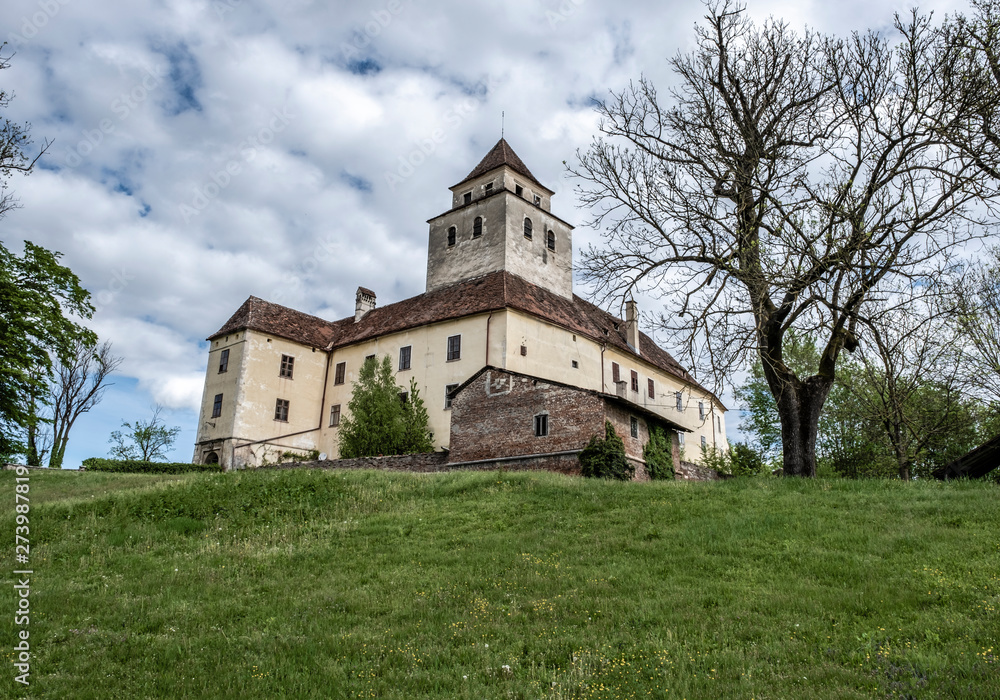 The ancient tower of the Eggenberg in Austria dated by XVII century is very popular monument