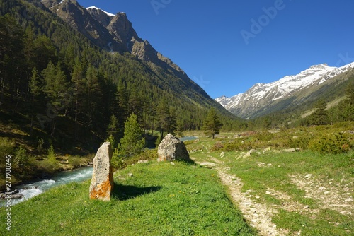 Morning in mountains photo