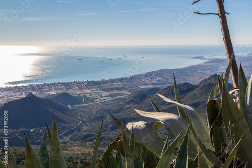 Overlooking the Mediterranean Sea from Desierto de las Palmas