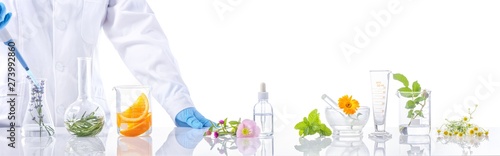 Scientific Experiment with herbs
