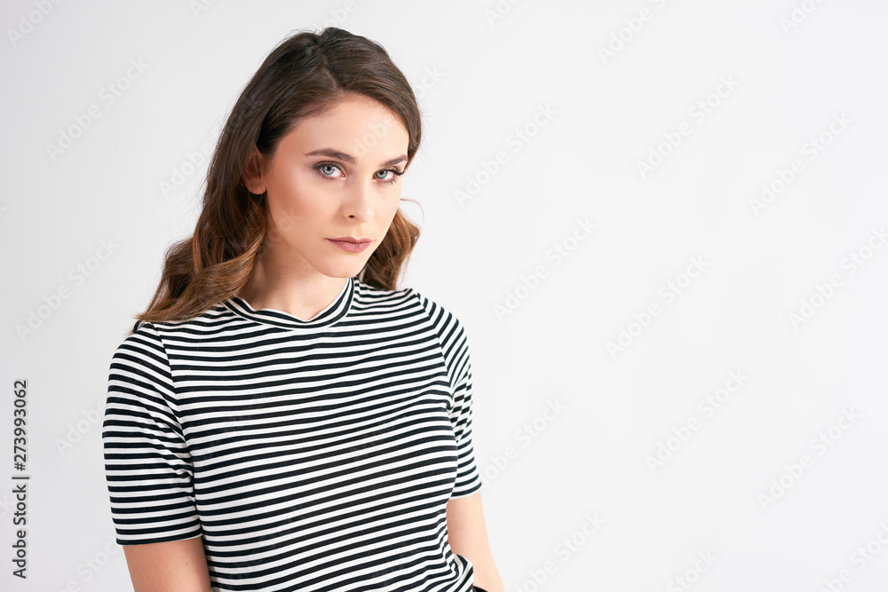 Portrait of young, beautiful woman at studio shot Portrait of young, beautiful woman at studio shot