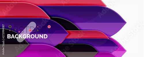 Abstract color lines dynamic background, modern material design style