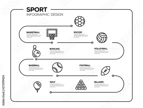 SPORT INFOGRAPHIC DESIGN