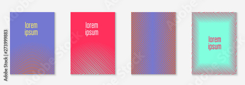 Corporate brochure cover page. Turquoise and purple. Cool certificate, banner, booklet, report mockup. Corporate brochure cover page with minimalist geometric element.