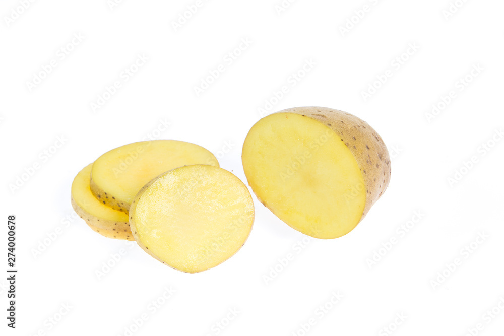 potato isolated on white background potato isolated on white background