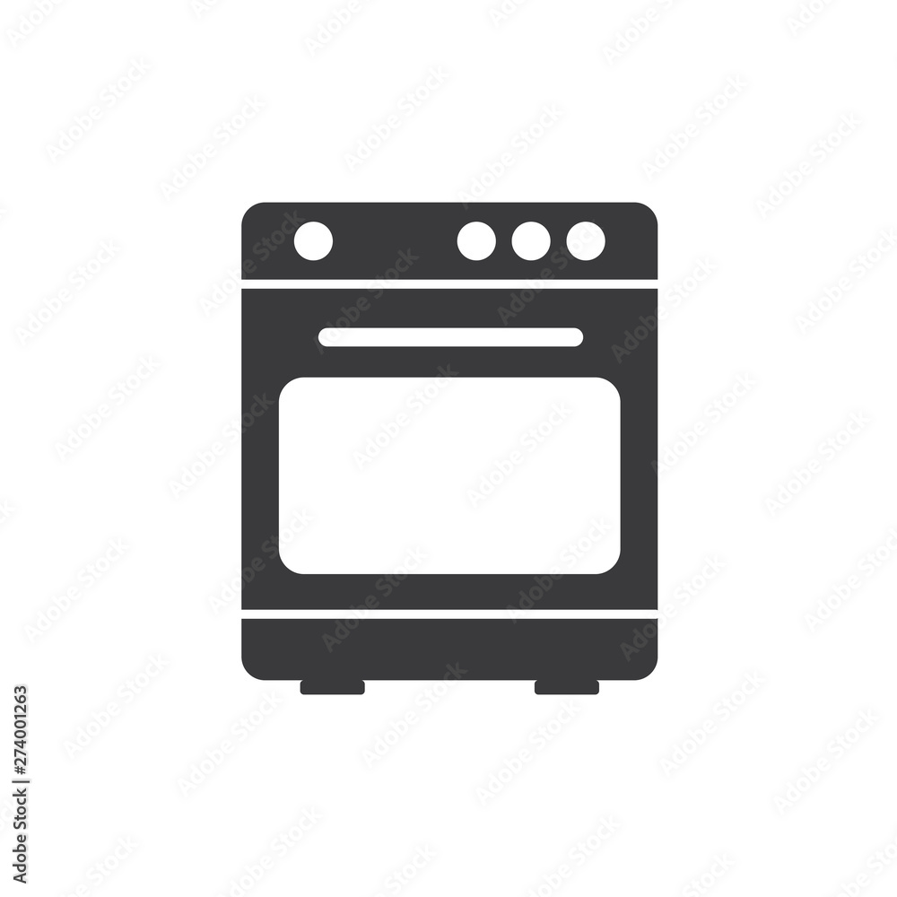 Isolated oven icon symbol on white background. Isolated oven icon symbol on white background.