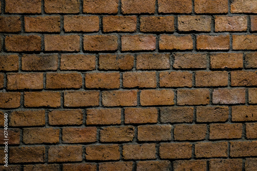 brick wall texture grunge background, selective focus.