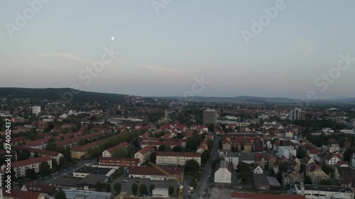 Göttingen in Lower Saxony from above with a Drone, Germany, Europe photo