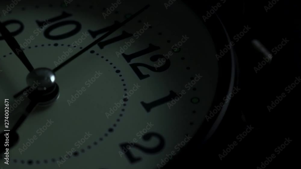 Clock ticking close-up video with dramatic movement Clock ticking close-up video with dramatic movement