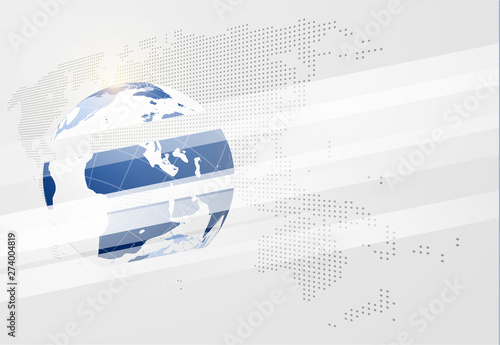 Breaking News vector background with globe for backdrop. EPS10