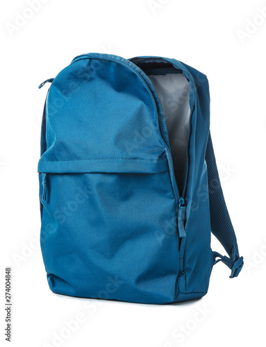 Obraz na płótnie Empty school backpack on white background