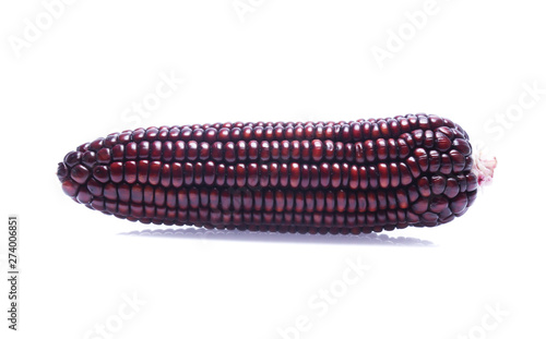 Black Corn on white background © Poramet