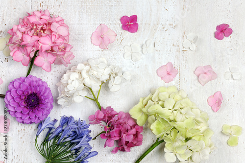 vintage floral composition