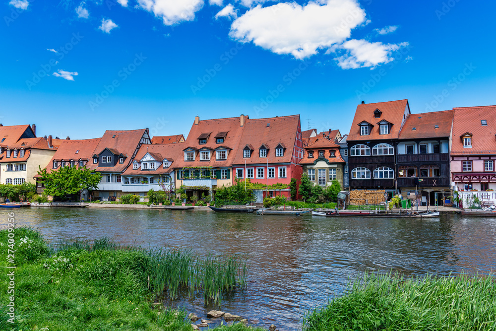 Little Venice at Bamberg in Bavaria, Germany