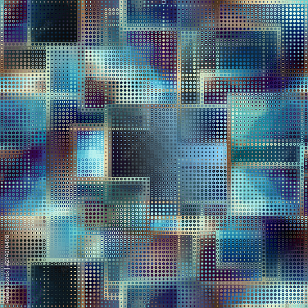 Seamless background. Geometric abstract pattern in low poly pixel art ...