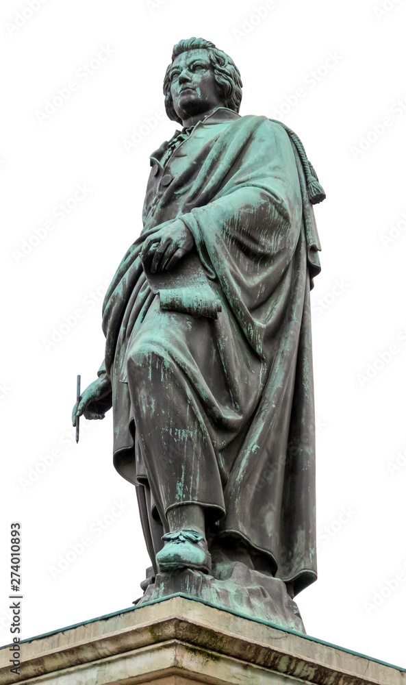 Fototapeta premium Mozart statue in Salzburg
