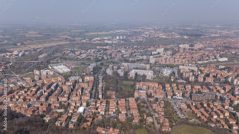 Obraz premium Italy Bologna city landscape aerial view