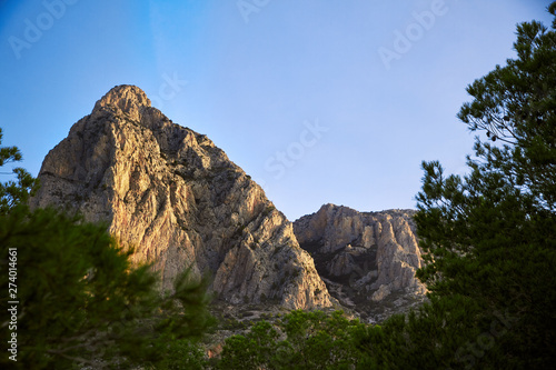 Ming Campana in Alicante, Spain mountaing peak