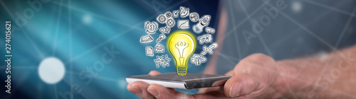 Foto Concept of innovative idea