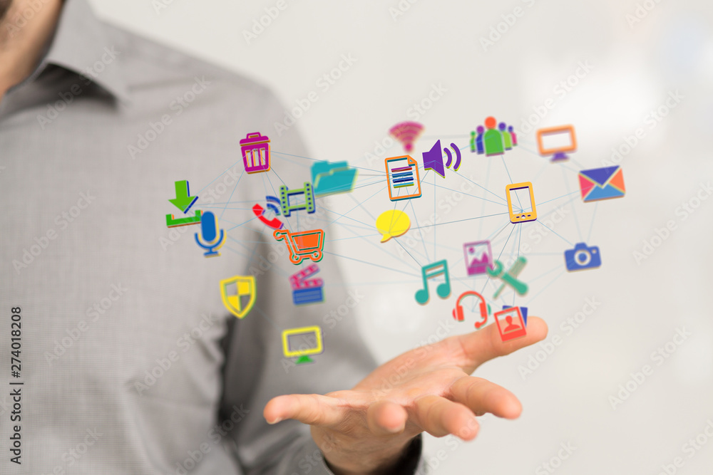 Protect Cloud Information Data Concept.. Protect Cloud Information Data Concept..