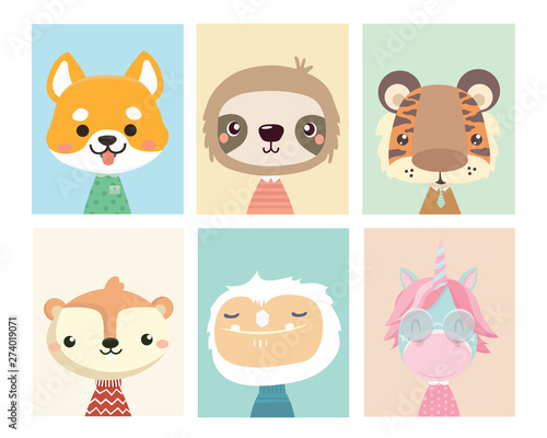 Animal posters for nursery.