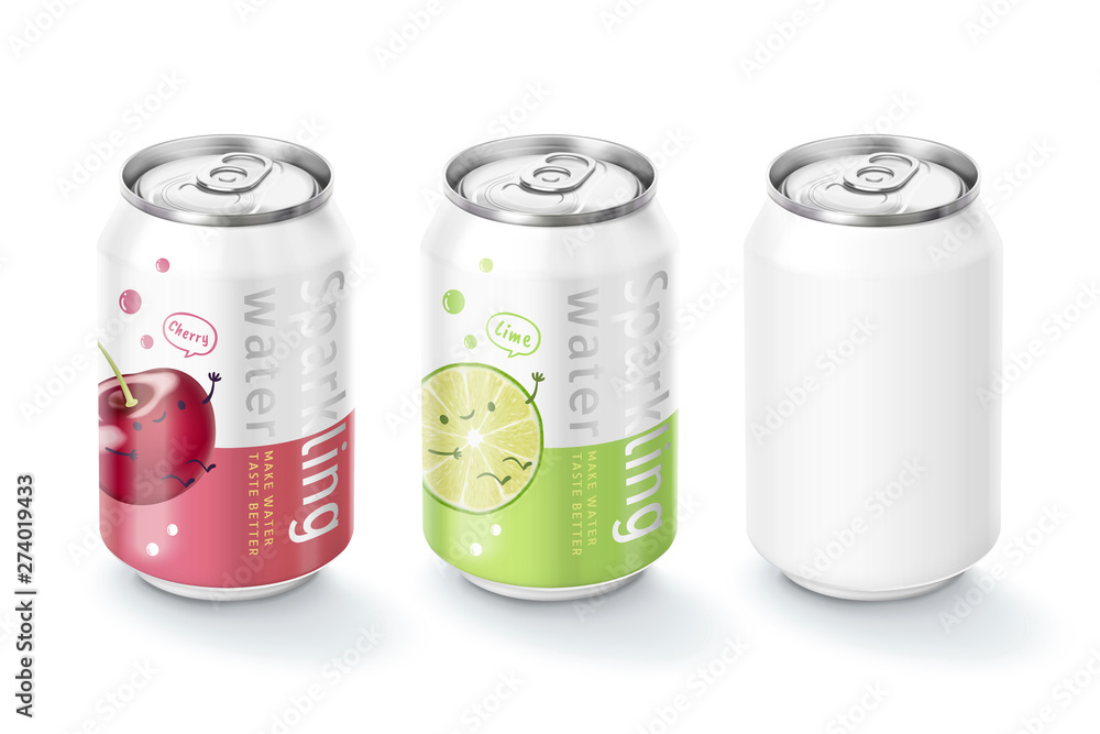 Sparkling water package design