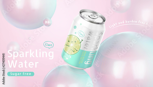 Sparkling water ads