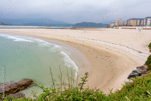View of the beach of Covas in Viveiro photo