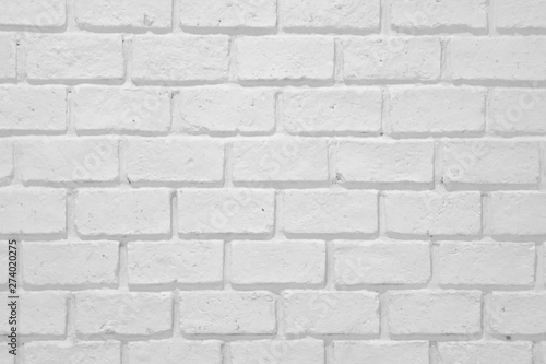 old white brick wall texture for background, Modern white brick texture. Image in light gray tonality