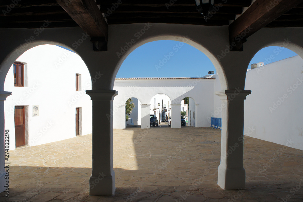 Church of Sant Miguel de Balansat.Ibiza Island.Spain.