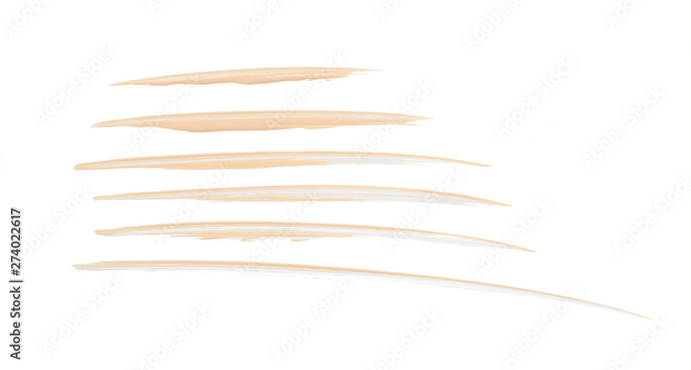 Gently beige strokes and texture of concealer Gently beige strokes and texture of concealer