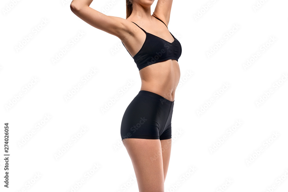 Fototapeta premium Fit female with slim body