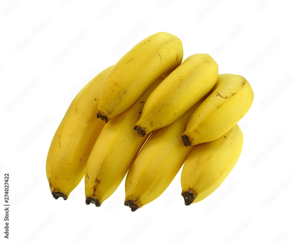 Bunch of bananas isolated on white background Bunch of bananas isolated on white background