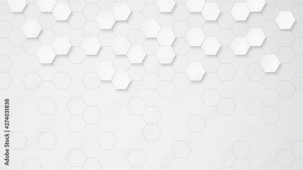Light abstract background with hexagons Light abstract background with hexagons