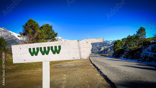 Street Sign to WWW