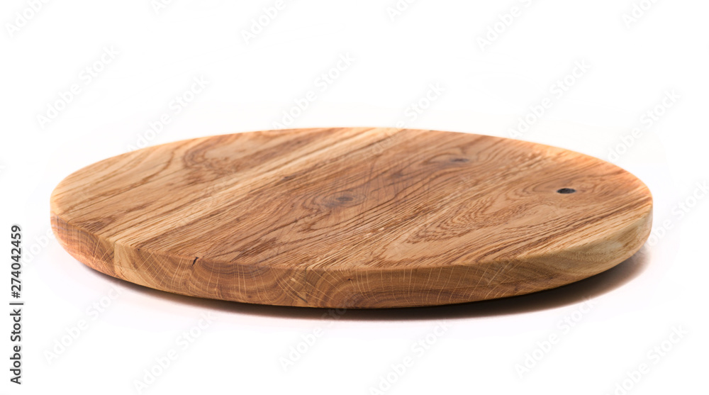 Cutting board made from oak, isolated on white background Cutting board made from oak, isolated on white background