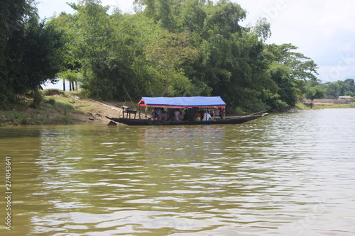 boat on the river