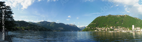 Beautiful summer Como lake ...