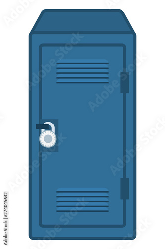 locker school with padlock icon