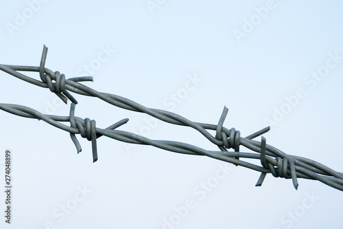 Barbed wire Close Up