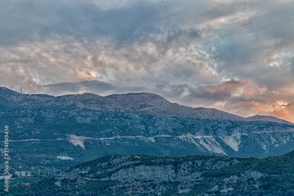 Mountain View. Near Budva, Montenegro