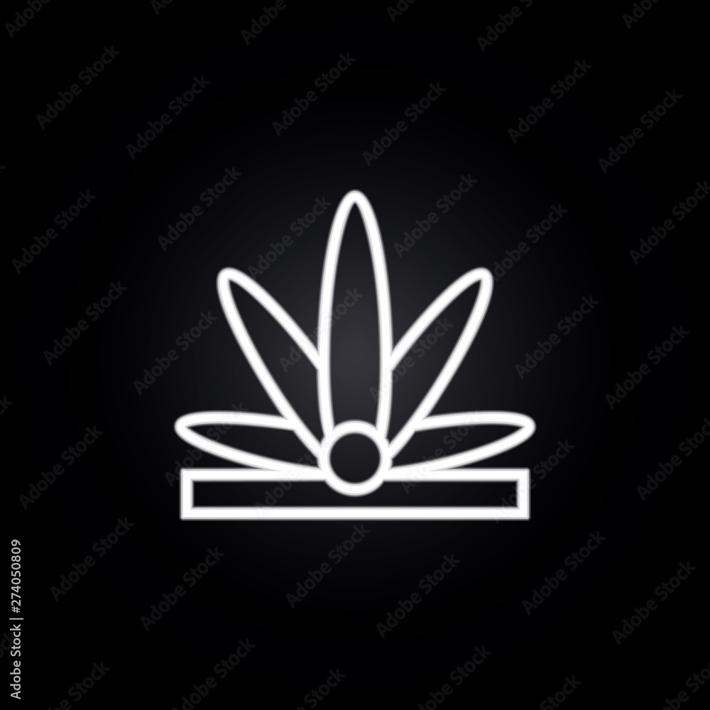crown neon icon. Elements of carnival and amusement set. Simple icon for websites, web design, mobile app, info graphics crown neon icon. Elements of carnival and amusement set. Simple icon for websites, web design, mobile app, info graphics