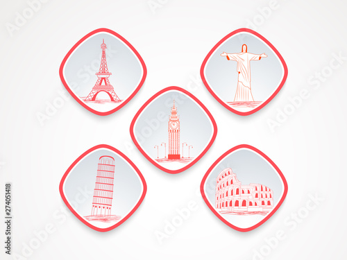 Concept of tourism with holidays.