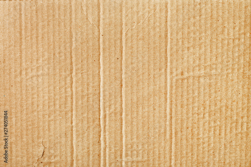 The texture of the rough surface of the cardboard.