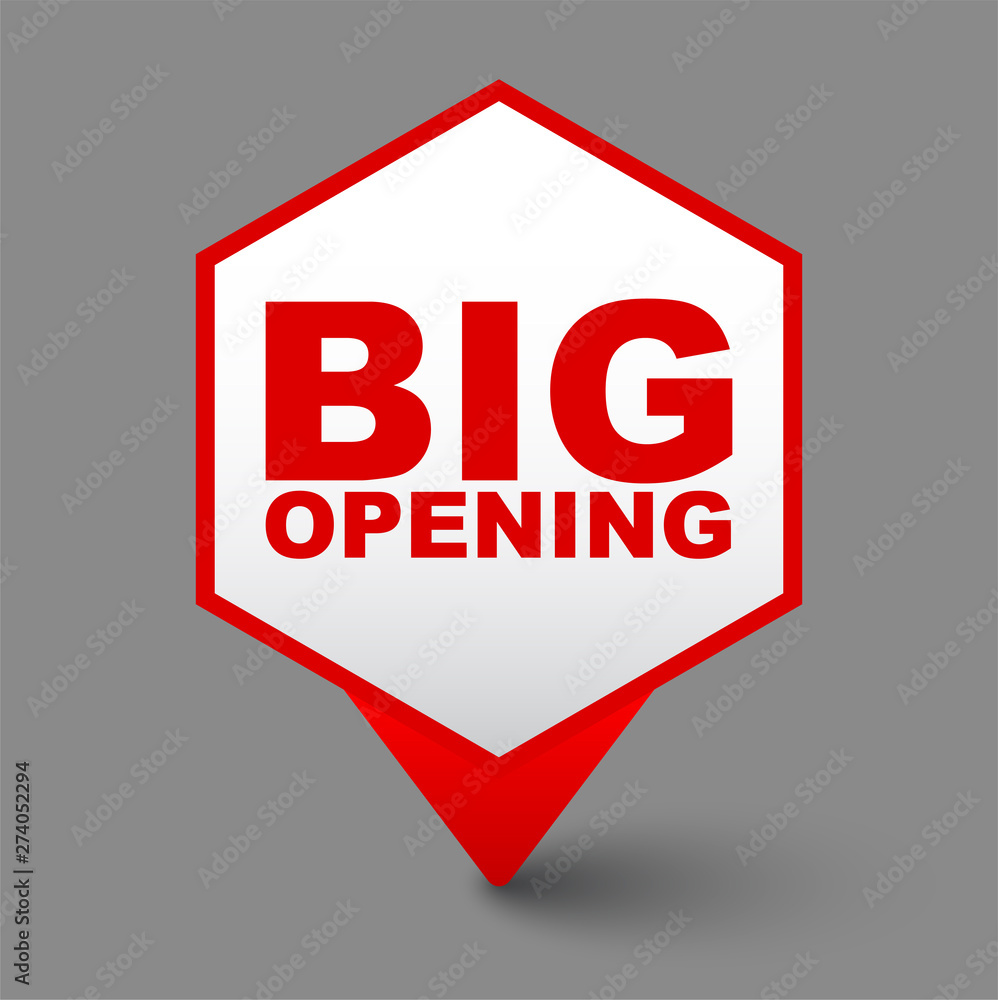 red vector banner big opening red vector banner big opening
