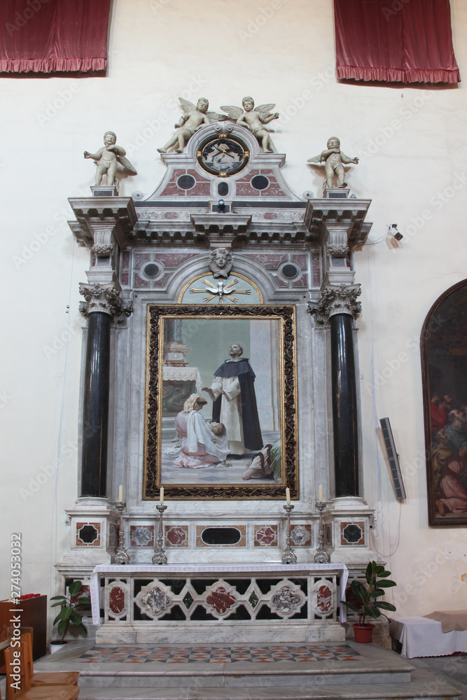 Altar of St. Dominic, Dominican church in Dubrovnik