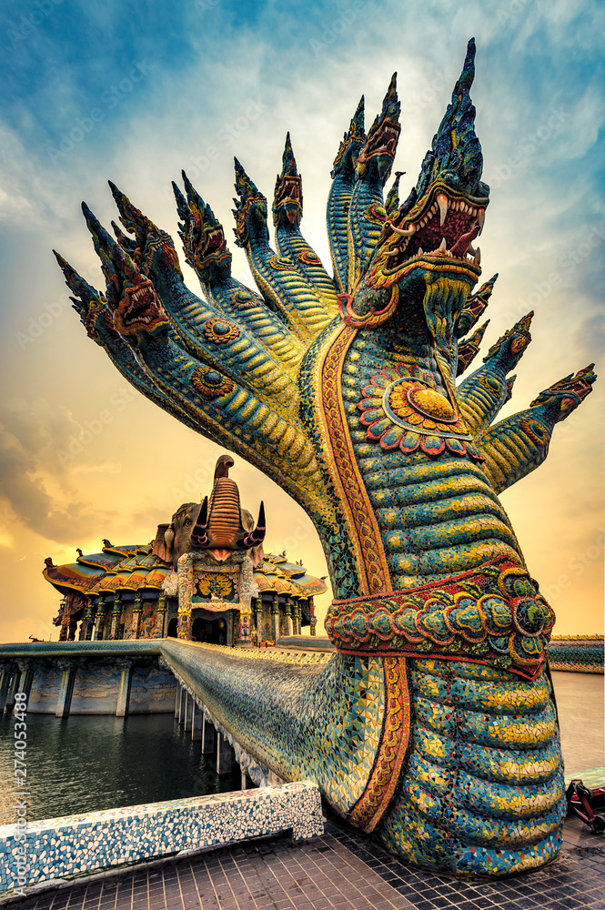 Fototapeta premium Wat Banrai of Thailand